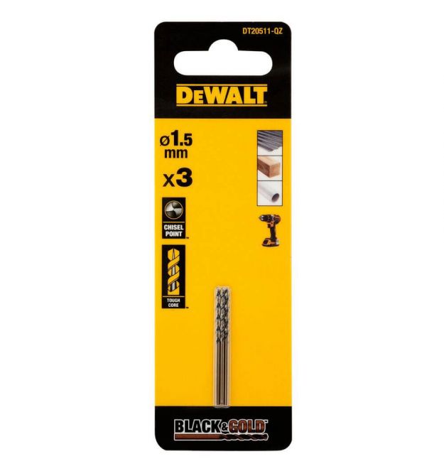 Свердло по металу EXTREME Black & Gold DeWALT DT20511