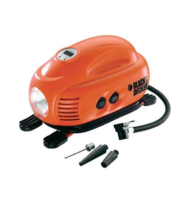 Компрессор автомобильный BLACK+DECKER ASI200