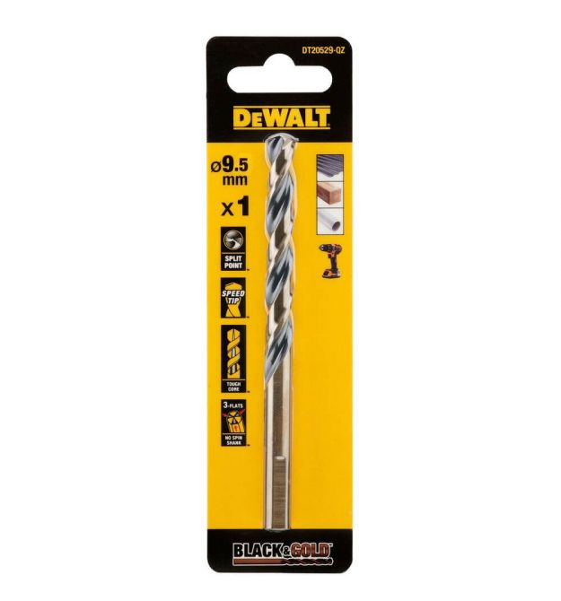 Сверло по металлу Black & Gold DeWALT DT20529