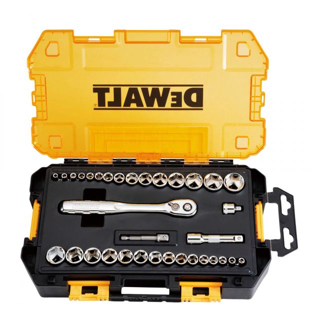 Набір головок 1/4, 3/8, 34 предмети DeWALT DWMT45034-0