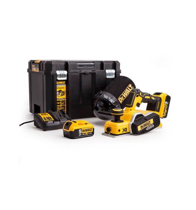 Рубанок акумуляторний безщітковий DeWALT DCP580P2