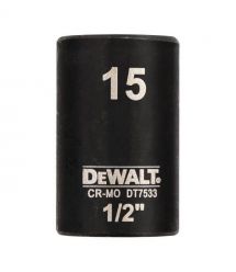 Головка торцева ударна коротка IMPACT DeWALT DT7