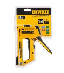 Степлер MULTI TACKER 5 в 1 скобы тип A, G, H, 6-14мм, гвозди J 12, 15 мм DeWALT DWHT0-TR510