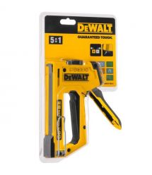 Степлер MULTI TACKER 5 в 1 скобы тип A, G, H, 6-14мм, гвозди J 12, 15 мм DeWALT DWHT0-TR510