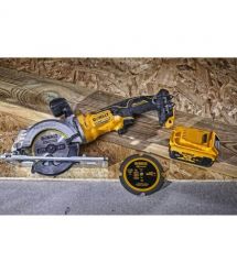 Пила дискова акумуляторна безщіткова DeWALT DCS571P2