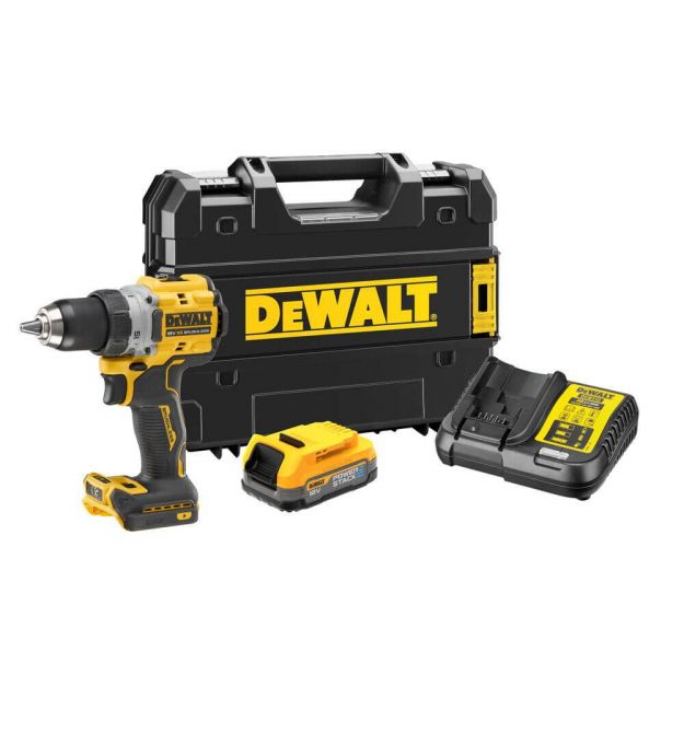 Дрель-шуруповёрт аккумуляторная бесщёточная DeWALT DCD800E1T