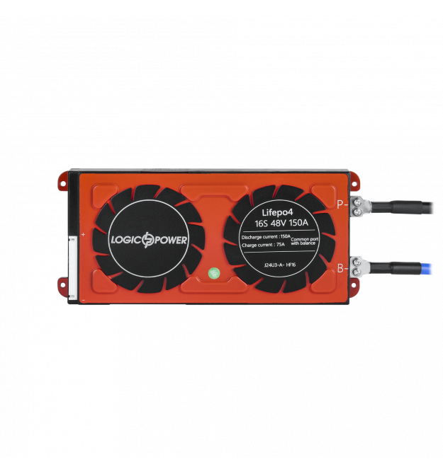 BMS плата LP LiFePO4 48V 16S Dis 150A Ch 75A