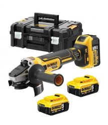 Шлифмашина угловая - болгарка аккумуляторная бесщёточная DeWALT DCG405P3