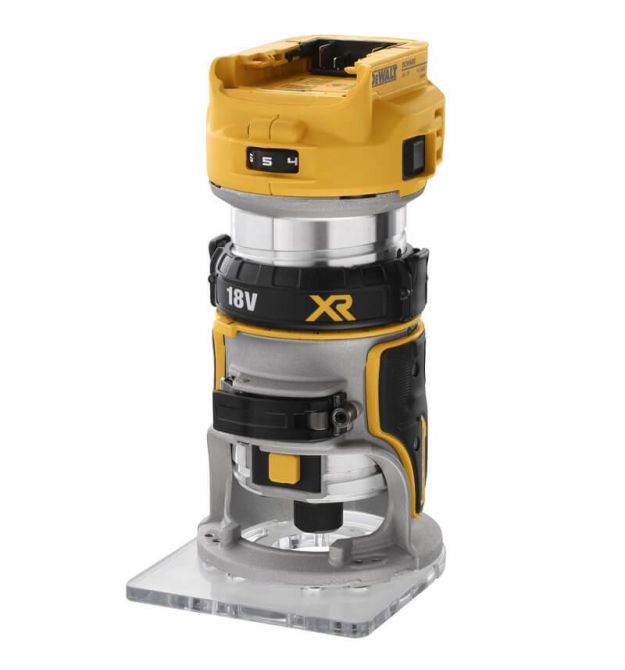 Фрезер аккумуляторный бесщёточный окантовочный DeWALT DCW600N