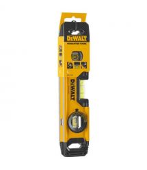 Уровень TORPEDO из алюминия длиной 230 мм с 3 капсулами и магнитами DeWALT DWHT0-43003