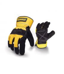 Перчатки универсальные, с кожаной ладонью и пальцами DeWALT DPG41L