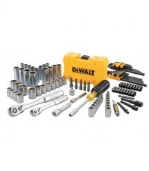 Набор головок, бит, ключей шестигранных 1/4 и 3/8, 108 предметов. DeWALT DWMT73801-1