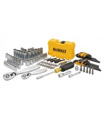 Набор головок, бит, ключей шестигранных 1/4 и 3/8, 108 предметов. DeWALT DWMT73801-1