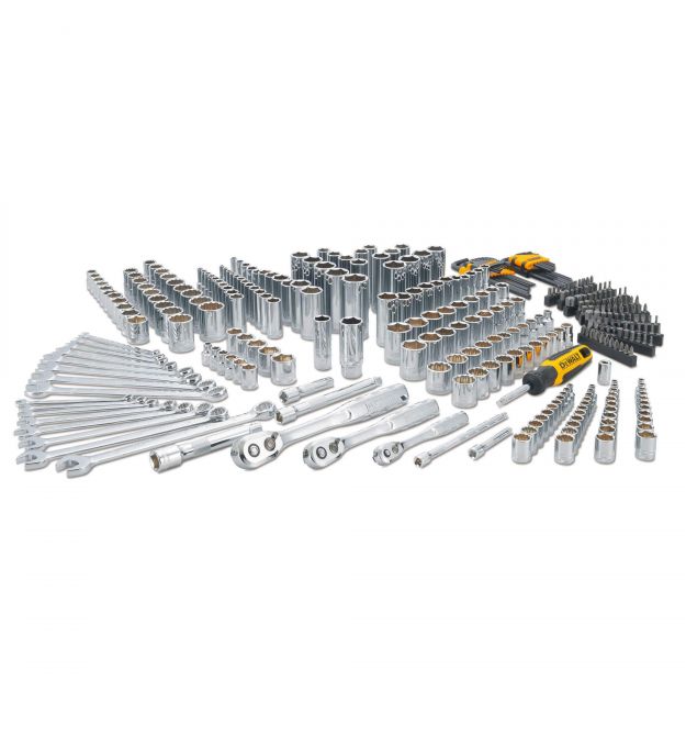 Набор головок, бит, шестигранных ключей 1/4, 3/8, 1/2, 341 предмет DeWALT DWMT45341-1