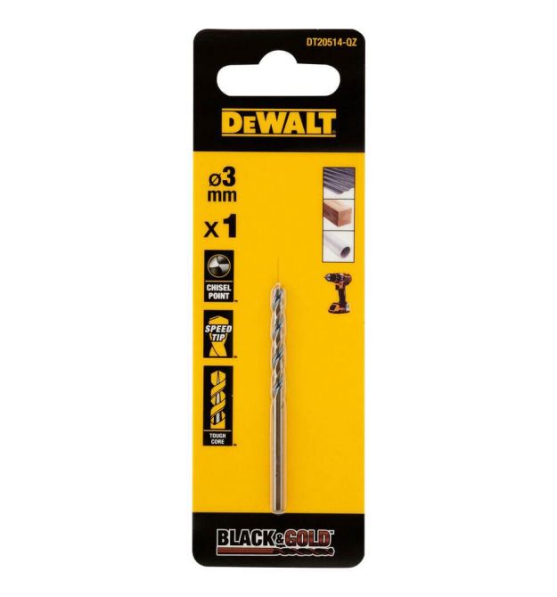 Свердло по металу EXTREME Black & Gold DeWALT DT20514