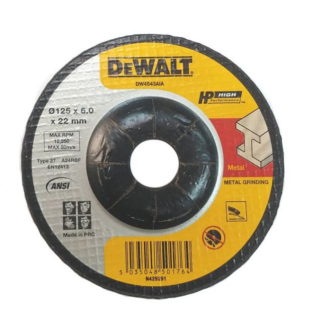 Круг шлифовальный HIGH PERFORMANCE DeWALT DW4543AIA