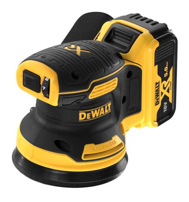 Шліфувальна машина ексцентрикова акумуляторна безщіткова DeWALT DCW210P2