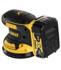 Шлифмашина эксцентриковая аккумуляторная бесщёточная DeWALT DCW210P2