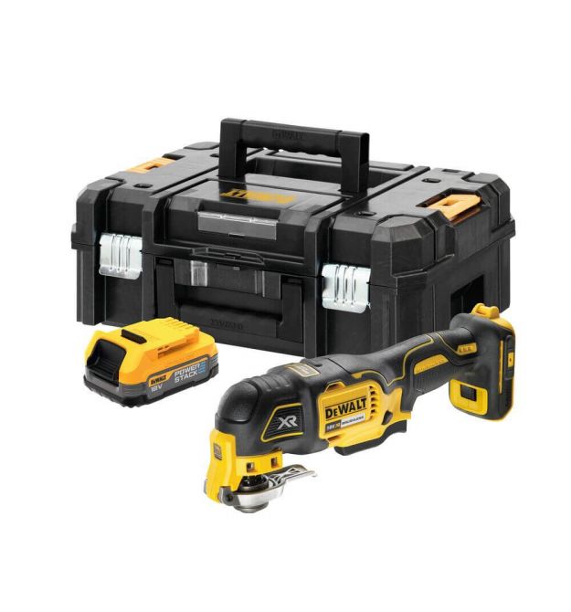 Многофункциональный инструмент аккумуляторный бесщёточный DeWALT DCS356E1T