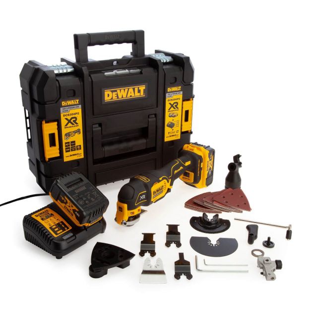 Многофункциональный инструмент аккумуляторный бесщёточный DeWALT DCS356P2