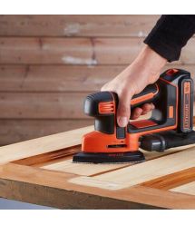 Шліфмашина вібраційна акумуляторна BLACK+DECKER BDCDS18