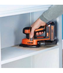 Шліфмашина вібраційна акумуляторна BLACK+DECKER BDCDS18