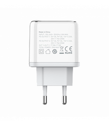 Зарядка для телефону LogicPower 35W (Type-C + Type-C) PD + кабель (Type C to Lightning) 35WCH