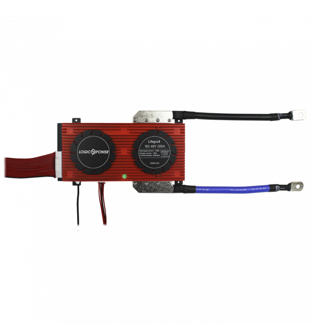 Smart BMS плата LP LiFePO4 48V 16S Dis 200A Ch 100A UART+RS485+CAN