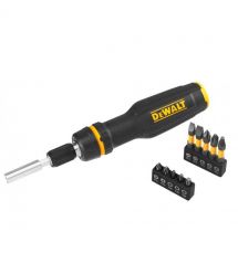 Отвертка - набор FULL FIT Telescoping, со сменными битами, 10 бит DeWALT DWHT68001-0