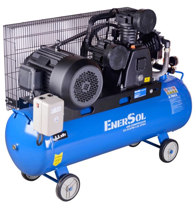 Компреcсор воздушный EnerSol ES-AC670-120-3PRO