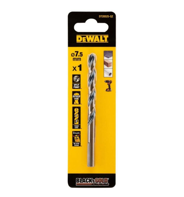 Сверло по металлу EXTREME Black & Gold DeWALT DT20525