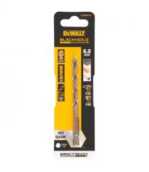 Сверло по металлу EXTREME IMPACT Black & Gold DeWALT DT20608