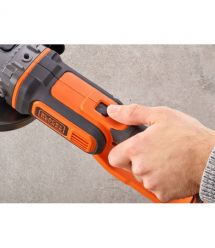 Шлифмашина угловая - болгарка аккумуляторная BLACK+DECKER BCG720N