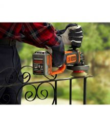 Шлифмашина угловая - болгарка аккумуляторная BLACK+DECKER BCG720N