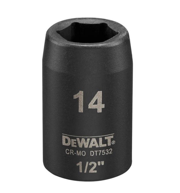 Головка торцева ударна коротка IMPACT DeWALT DT7