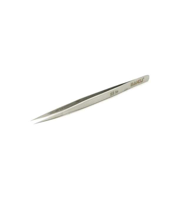 Пінцет прямий BAKU BK A3 SS SA