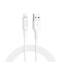 Кабель Hoco X25 Soarer, Lightning-USB, White, довжина 1м, BOX