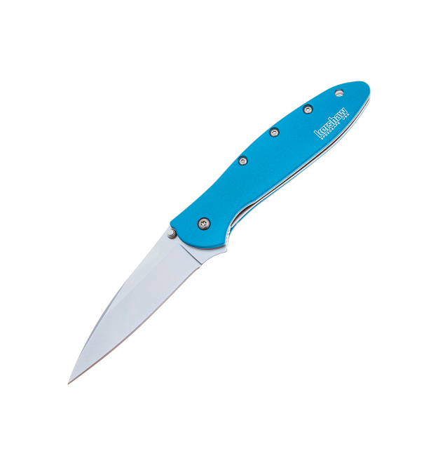 Ніж складаний Kershaw-1660 Blue, ручка сталь + титан, довжина 179 мм, 100 гр, Box