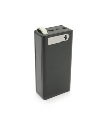 Power bank Voltronic C14 під 14х18650, Wireless charger, Digital display, Output: 10W, Micro-USB, Type-C, Lightning, ABS, PVC, B