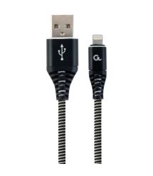 Кабель Cablexpert CC-USB2B-AMLM-1M-BW USB 2.0/Lightning 1м