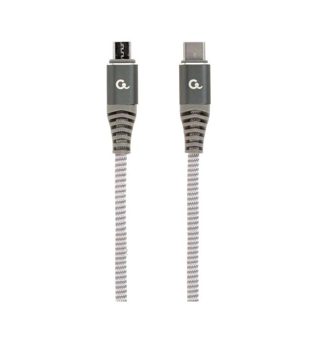 Кабель Cablexpert CC-USB2B-CMMBM-1.5M USB-C/USB micro-B 1.5 м 2.4A
