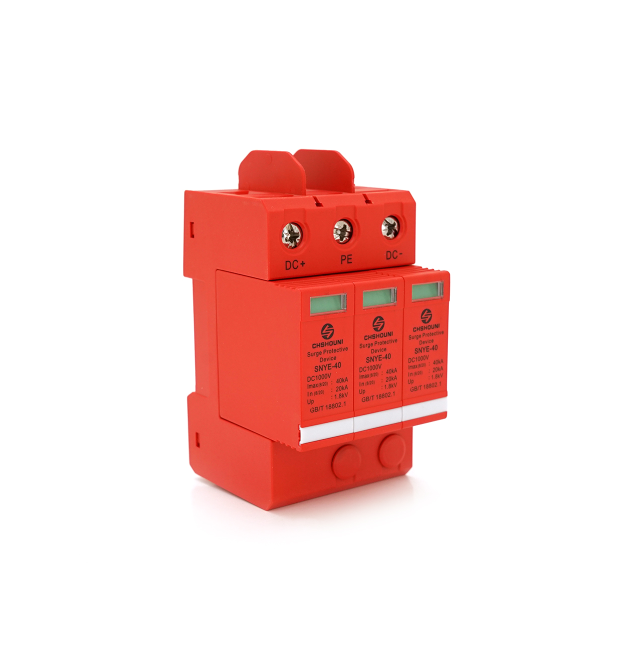 Фотогальванічний захист від перенапруги постійного струму SNYE-40 3P -1000V, 40kA (зі змінними блоками)