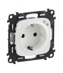 Розетка силова Legrand Valena ALLURE Schuko 16А 250В, білий