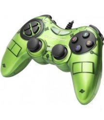 Геймпад проводной для ПК U-900 USB 2.0 DualShock (Green)