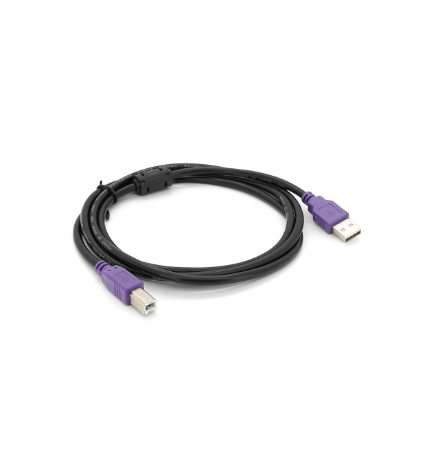 Кабель USB 2.0 Ritar AM - BM, 1.5m, 1 феррит, Black, Q50