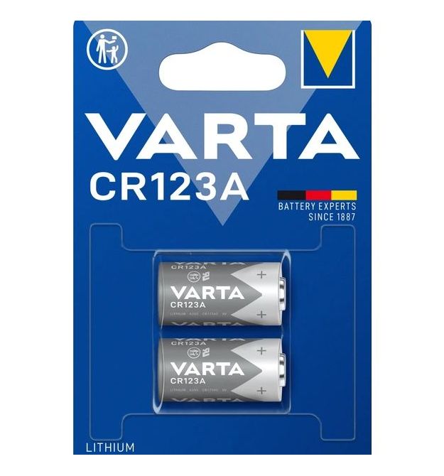 Батарейка VARTA CR 123A BLI 2 LITHIUM