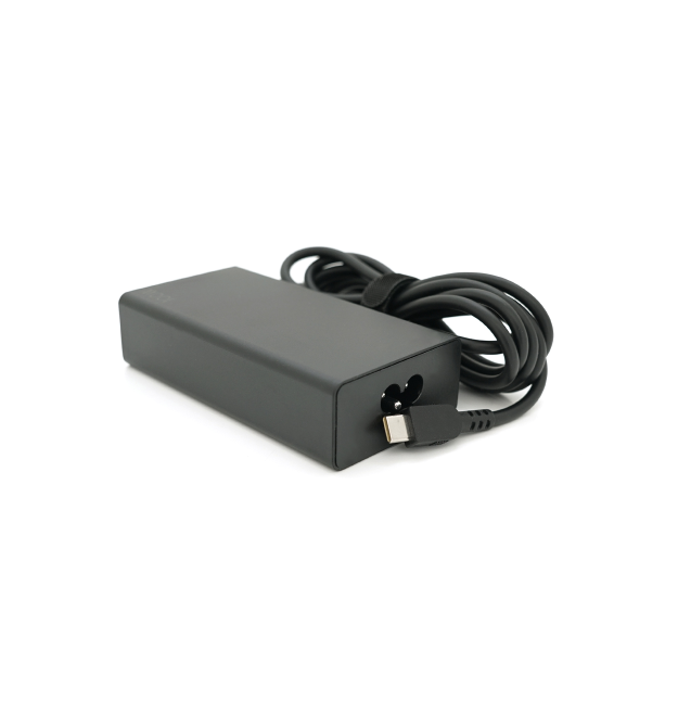 Блок живлення MERLION для ноутбука LENOVO 100W штекер Type-C, довжина 0,9м + кабель живлення