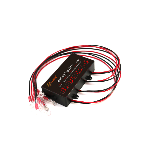 Балансир HC02 для акумуляторних батарей AGM, GEL, Li-ion, LiFePo4, 48V, 10A, 4S, LED індикація, 62x124x27mm