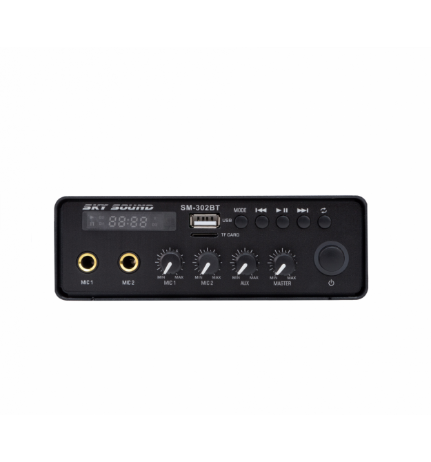 Усилитель мощности SKY SOUND SM-302 (2*30W) Bluetooth