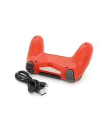 Бездротовий геймпад Voltronic для PS4 Wireless DOUBLE Vibration 4(Red - Haki), 3.7V, 500mAh, Blister